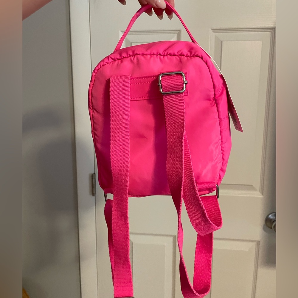Hot pink mini backpack